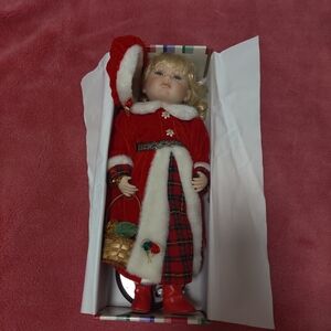 Ashley Cooper Home for the Holidays Limited Edition Porcelain Doll  in Box